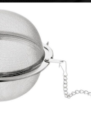 Infusor de Chá Inox - Mini Peneira com corrente