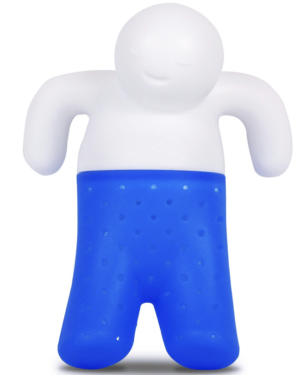 Infusor de Chá Coador de Silicone para canecas e xícaras (AZUL)