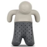 Infusor de Chá Coador de Silicone para canecas e xícaras (CINZA)